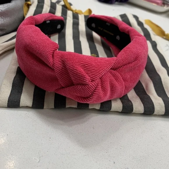 Lele Sadoughi | Accessories | Lele Sadoughi Corduroy Pink  display picture 3